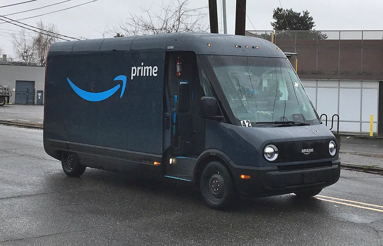Elektrischer Lieferwagen von Amazon