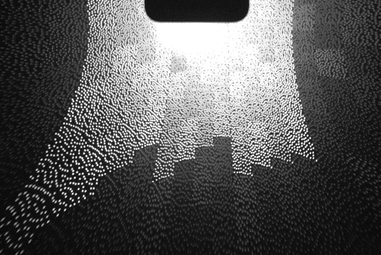 Dot pattern of an infrared projector
