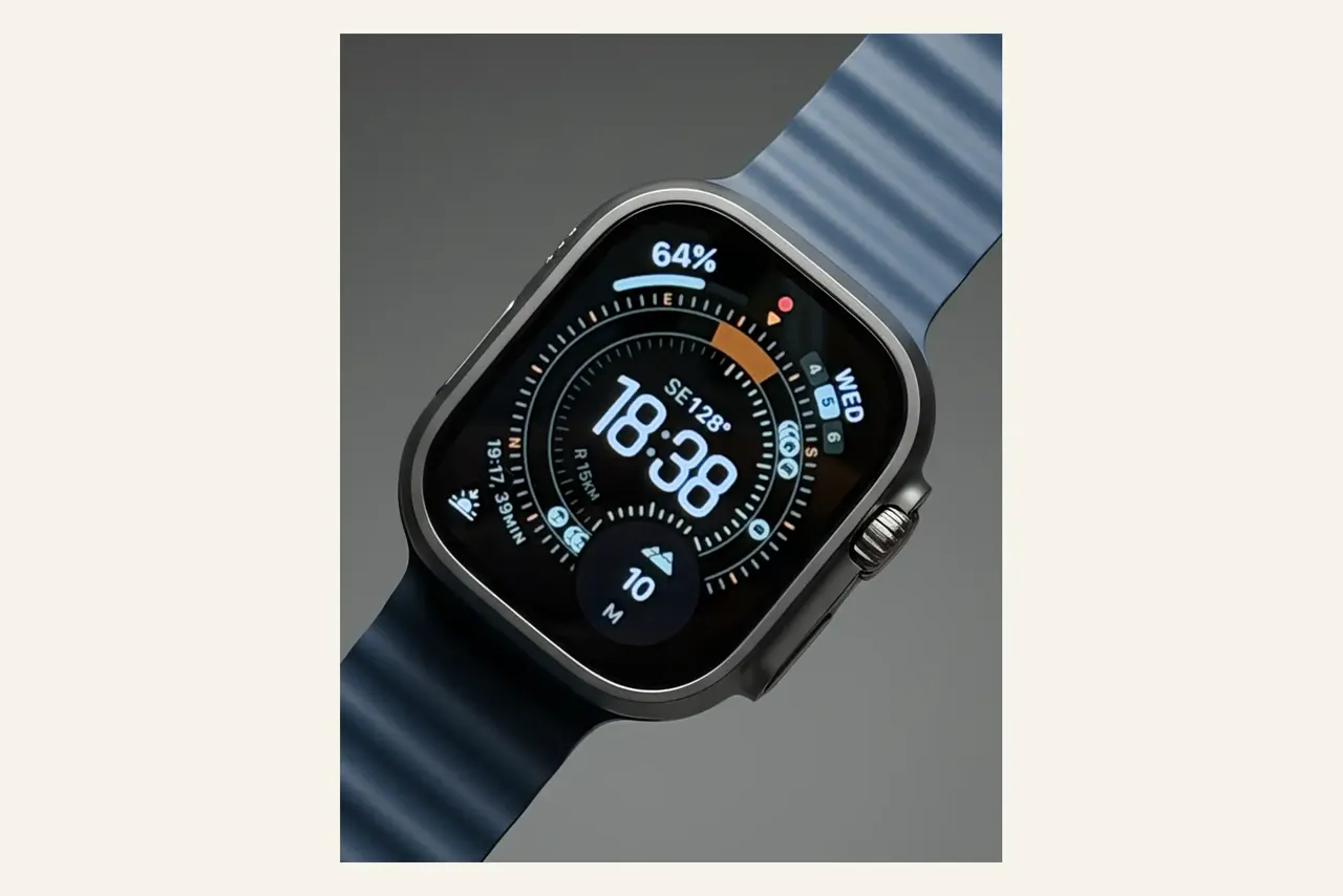Apple Watch Ultra with watch face